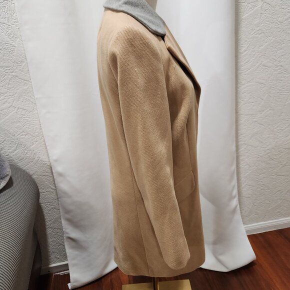 ASOS Grey and tan trench coat - Picture 8 of 11